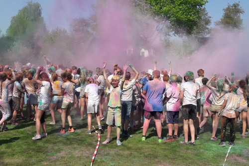 Foto bij ColorRun